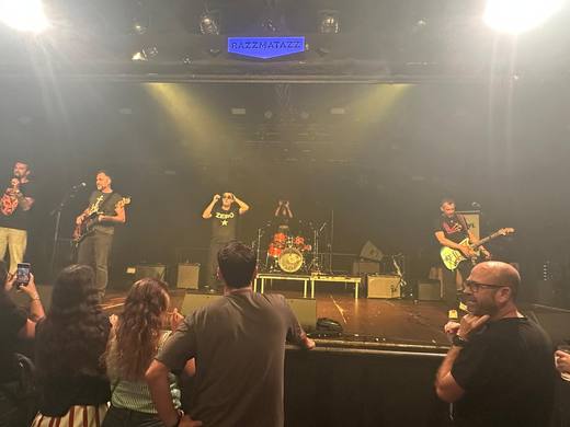 El concierto visto desde el público
